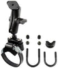 RAM Combination Strap, Handlebar, Rail Mount With Double Socket Arm & Adapter Base For UTVs & ATVs - RAM-B-149Z-2U