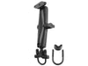 RAM Handlebar U-Bolt Mount with Long Double Socket Arm for Rails from 0.5" to 1.25" in Diameter - RAM-B-149ZU-C