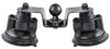 RAM Dual Articulating Suction Cup Base with 1" Ball Base - RAM-B-189B-PIV1U