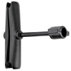 RAM Long Double Socket Arm with Retention Knob for B Size 1" Balls - RAM-B-201-C-ALA1-KRU