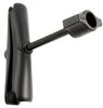 RAM Long Length Double Socket Arm with Retention Arm for B Size 1" Balls - RAM-B-201U-C-ALA1