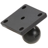 RAM 2" x 1.7" Base with 1" Ball that Contains the Universal AMPs Hole Pattern for the Garmin zumo, TomTom Rider & Urban Rider - RAM-B-347U