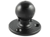 RAM 3.68" Diameter Round Plate With D Size 2.25" Ball - RAM-D-202U