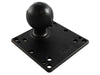 RAM 4.75" Square VESA Plate With D Size 2.25" Ball & Steel Reinforcement - RAM-D-246U-IN1