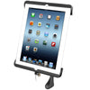 RAM TAB DOCK-N-LOCK™ Model Specific Sync & Lock Cradle for the Apple iPad 4 WITHOUT CASE - RAM-HOL-TABDL14U