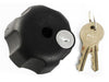 RAM Locking Knob With 1/4-20 Brass Hole For B Size Arms - RAM-KNOB3LU