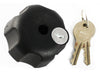 KNOB W LOCK & 5/16"-18 BRASS HOLE C SIZE - RAM-KNOB5LU