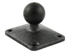 RAM 1" Ball Base And Composite Rectangular Plate With 1.5" X 2" 4-Hole Pattern - RAP-B-202U-225