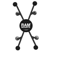 RAM® X-Grip® Mount With Yoke Clamp Base For 7"-8" Tablets - RAM-B-121-UN8U