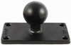 RAM C Size 1.5" Ball On Rectangular Plate With 1.5" X 3.5" 4-Hole Pattern - RAM-202U-24