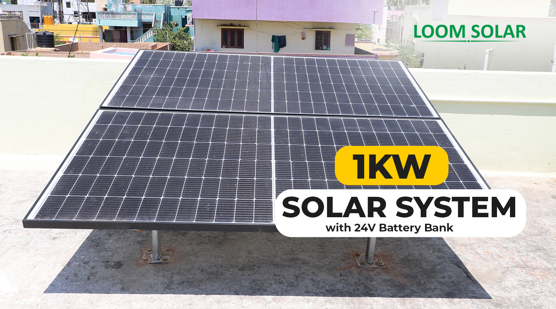 How much would an 1kW off grid solar system cost in India, 2022?