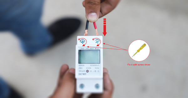 Connect Q-Cable with Energy Meter