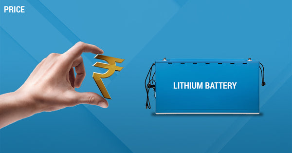 price of lithium battery