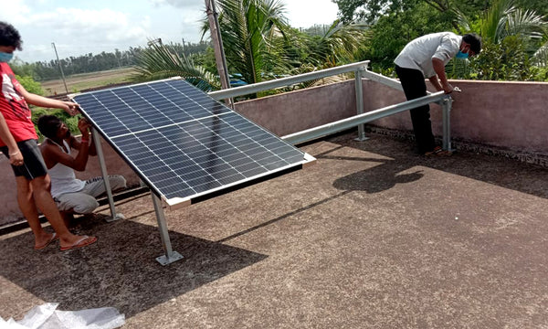 solar panel installation