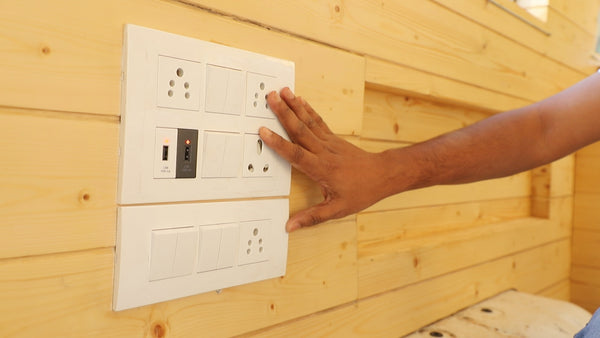 power socket inside traveller van