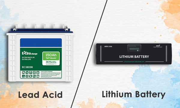 lead acid and lithium battery