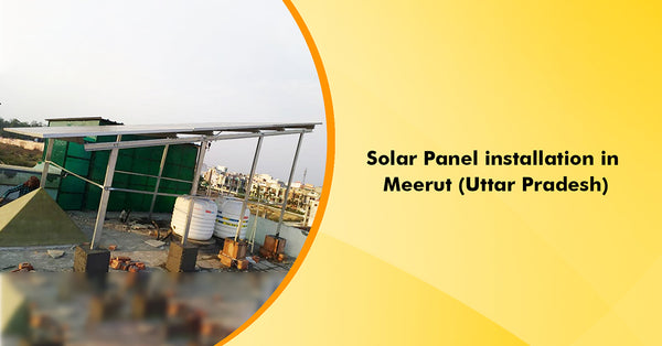 3kW Off Grid Solar System Installation in Meerut, Uttar Pradesh