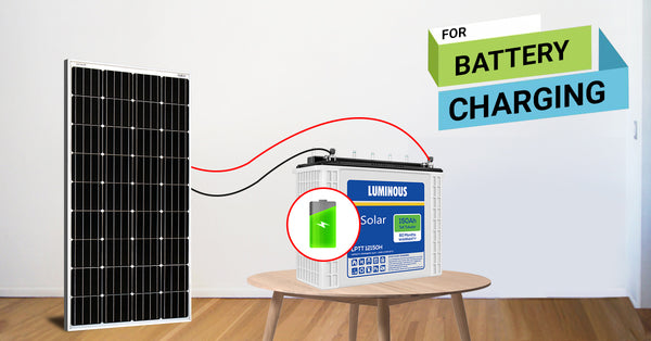 solar panels for battery charging