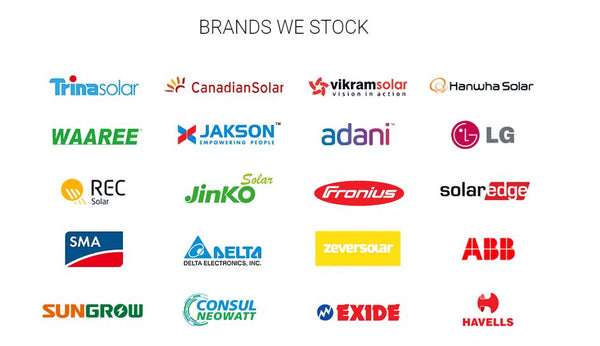 The customer can chose from a long list of suppliers that are present in India.