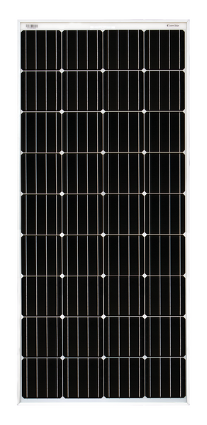 180watt solar panel front view