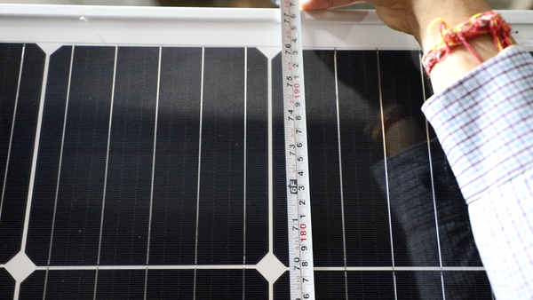 loom solar panel size