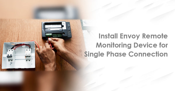envoy remote monitoring device for single phase