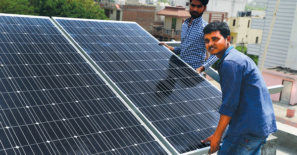 solar ac module installation in palam vihar gurgaon