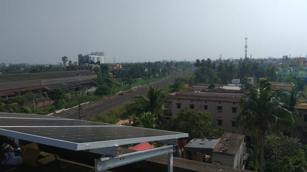 1kw On Grid Solar Power Installation In Bhubaneswar Odisha