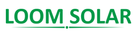loom solar logo white