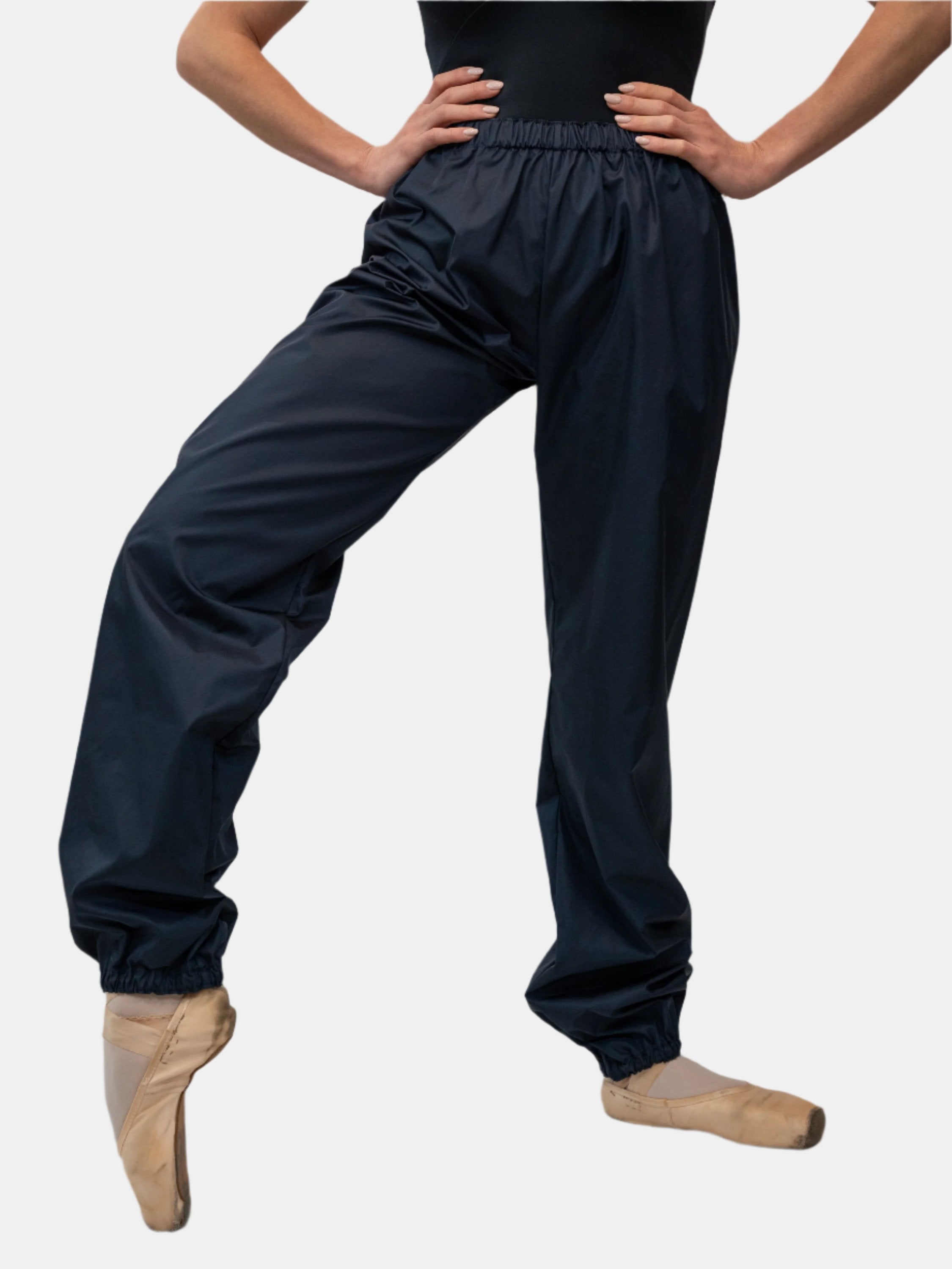 Black Warm-Up Dance Trash Bag Pants MP5003 - S / Black