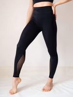 Women's Black Yellow Capri Leggings for Yoga – Atelier della Danza MP