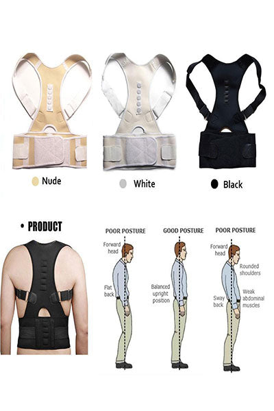 MAGNETIC THERAPY ADJUSTABLE POSTURE CORRECTOR- BACK PAIN RELIEF – Fitolix