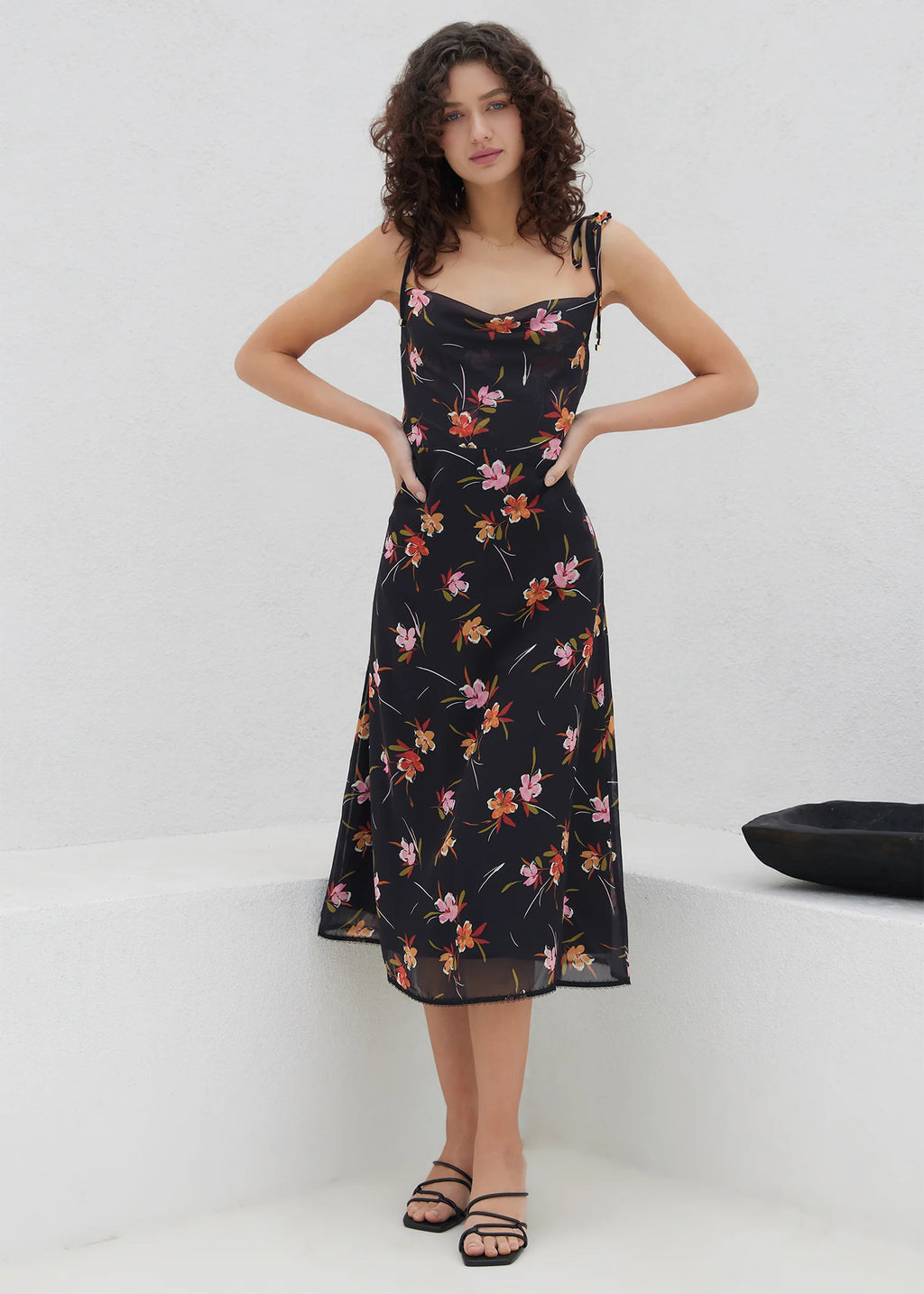 louren flower jacquard pencil dress | veganutris.com.br