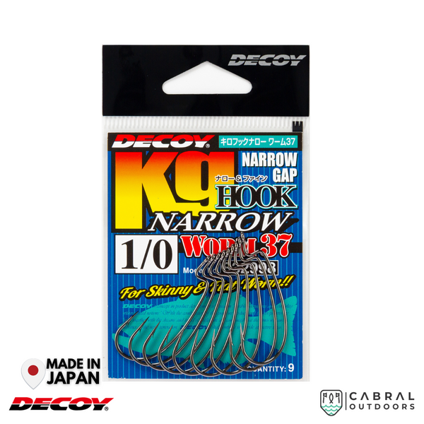 Decoy Worm-13Kg Hyper Hook, #1-#4/0, Cabral Outdoors