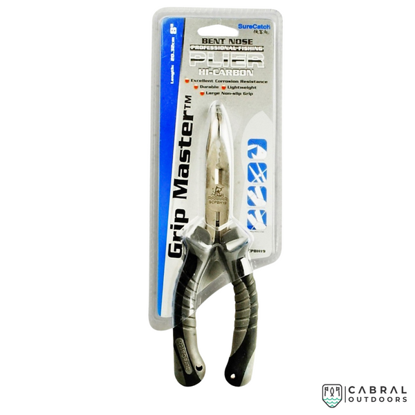 Surecatch Grip Master Bent Nose Professional Fishing Plier, 8, Cabral  Outdoors