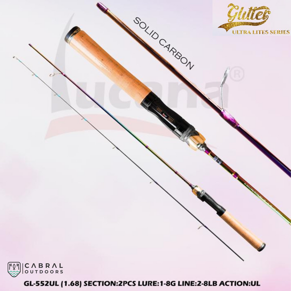 Lucana Tiny 5.6-6ft Spinning Rod, Cabral Outdoors