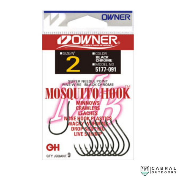 Owner Chinta Hook 50340, Size: 12 and 14, Cabral Outdoors