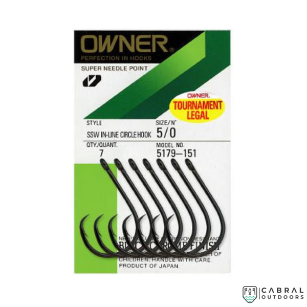 Owner 5115 SSW Hooks with Super Needle Point 6 10pack