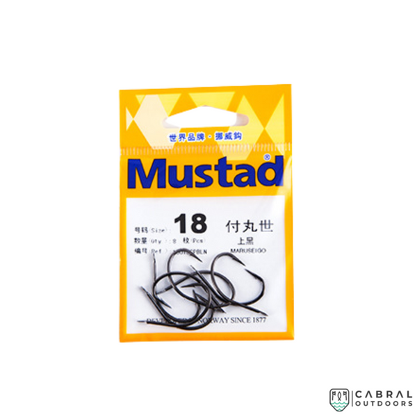 Mustad 10827NPBLN Hoodlum Live Bait 4x Strong Fishing Hooks, Cabral  Outdoors