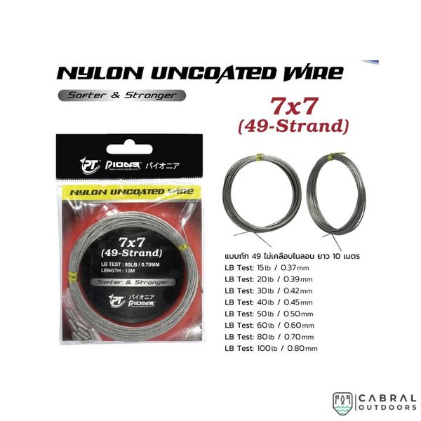 Pioneer Nylon Coated Wire Leader, Cabral Outdoors