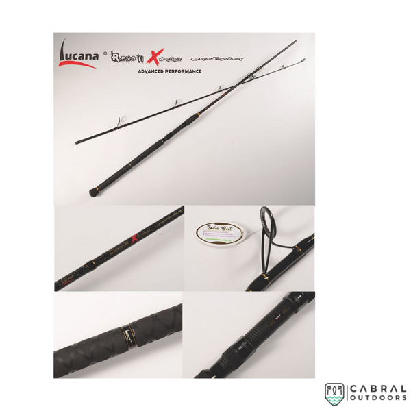 Lucana Tramp Telescopic Travel Rod, 6.8 ft, Cabral Outdoors