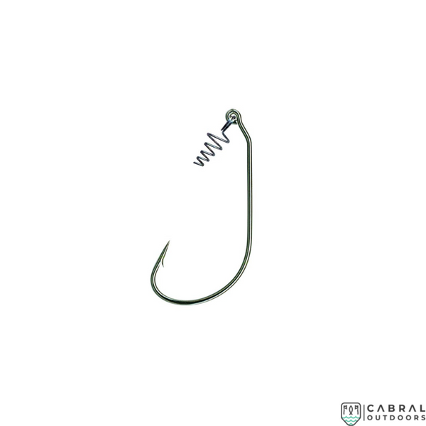 Mustad R10814NP-BN Ringed Hoodlum 5X Strong Live Bait Hooks Size 7/0