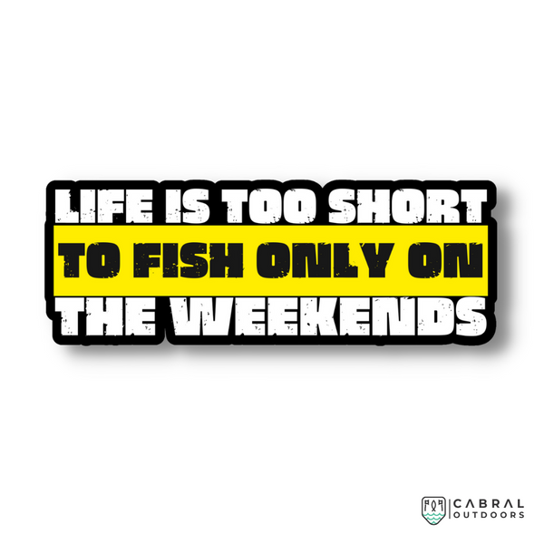 Let's Go Fishing Sticker, Cabral Outdoors