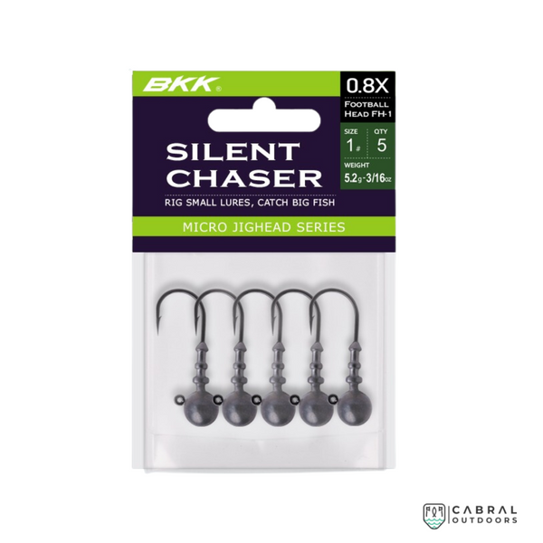 BKK Silent Chaser 2X Round Head Micro Jighead | Size:1/0-3/0 