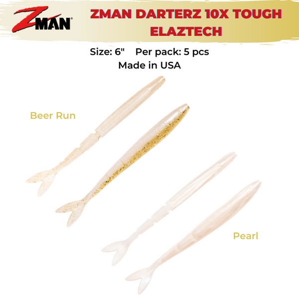 Zman Baby Goat 10x Tough Elaztech, Size: 3, 6pcs/pk