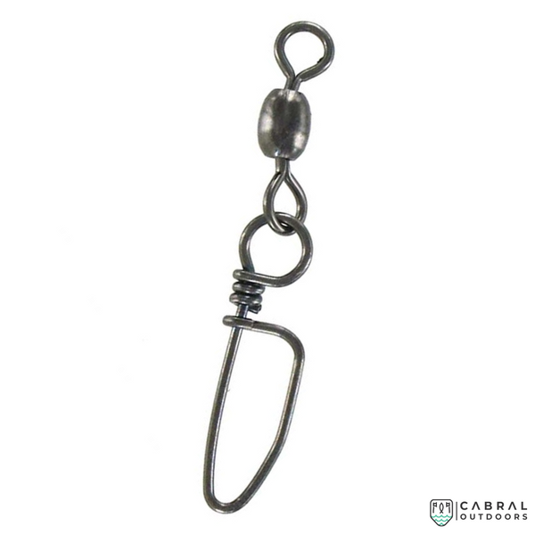 Mustad Crane Swivel With Nice Snap, Size: 2, 4, 6, 8, Cabral Outdoors