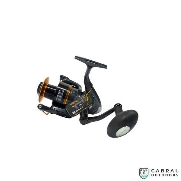 Black cat Black Cast LH Catfish Reel Silver