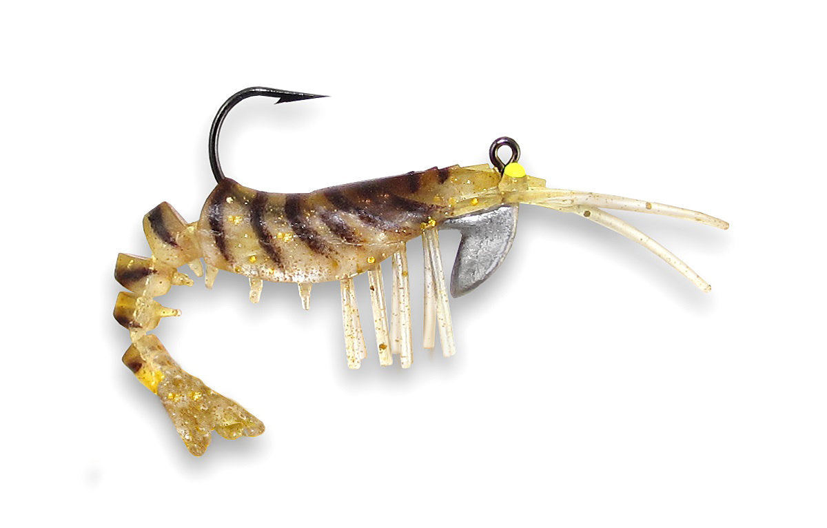 Original Vudu Shrimp 3.25 inch 1/4 OZ JIG PRE-RIGGED 2 PER PACK ...