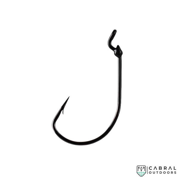 Mustad Megabite Pro Select Ultra Point Worm Hook 37177BLN, Size: 4 - 5/0, Cabral Outdoors