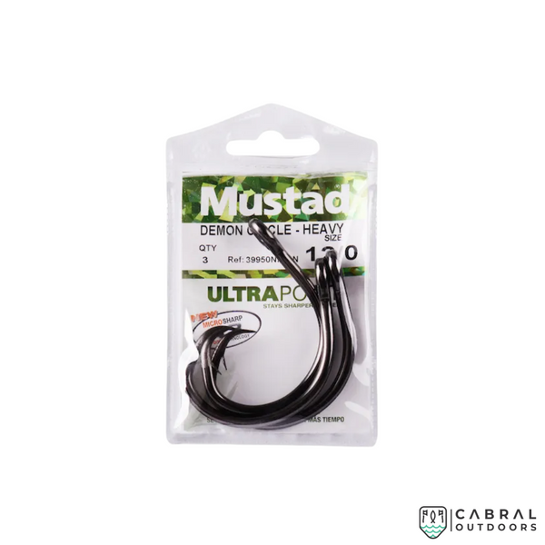 Mustad 10827NPBLN Hoodlum Live Bait 4x Strong Fishing Hooks, Cabral  Outdoors